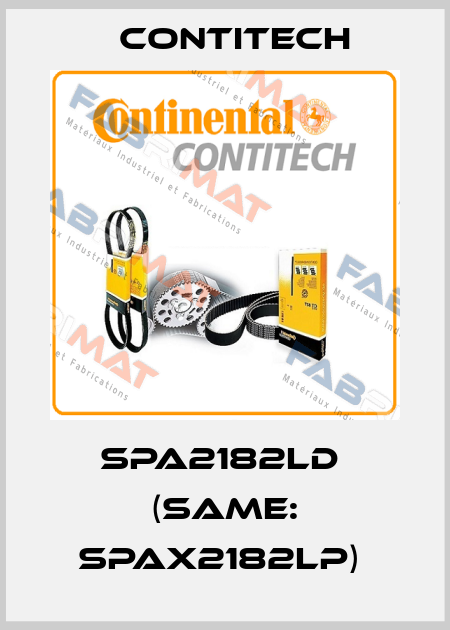 SPA2182Ld  (same: SPAx2182Lp)  Contitech
