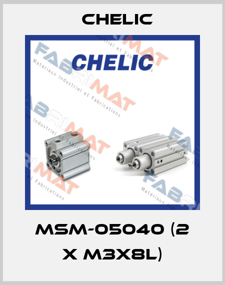 MSM-05040 (2 x M3x8L) Chelic