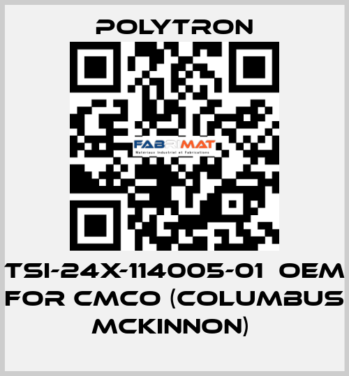 TSI-24X-114005-01  OEM for CMCO (Columbus McKinnon)  Polytron