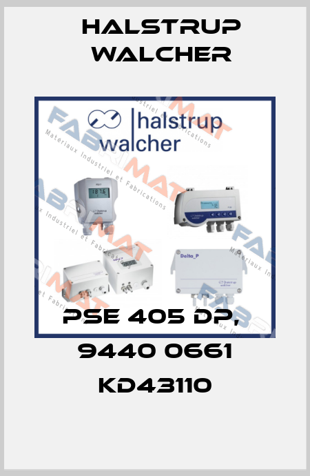 PSE 405 DP,  9440 0661 KD43110 Halstrup Walcher