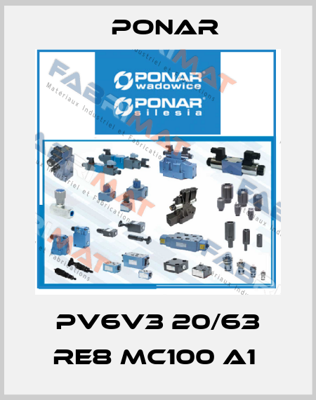PV6V3 20/63 RE8 MC100 A1  Ponar