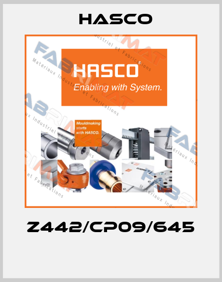 Z442/CP09/645  Hasco