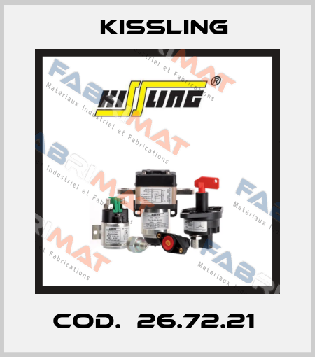 Cod.  26.72.21  Kissling