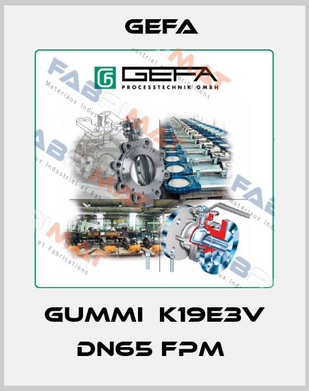 Gummi  K19E3V DN65 FPM  Gefa