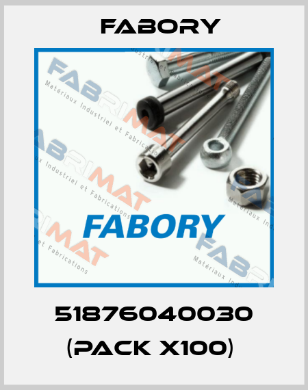 51876040030 (pack x100)  Fabory