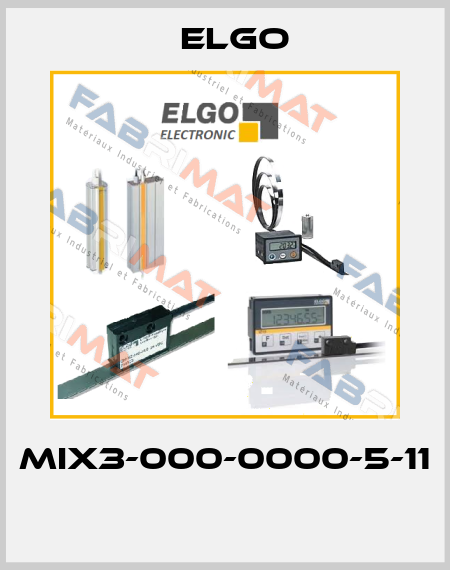 MIX3-000-0000-5-11  Elgo