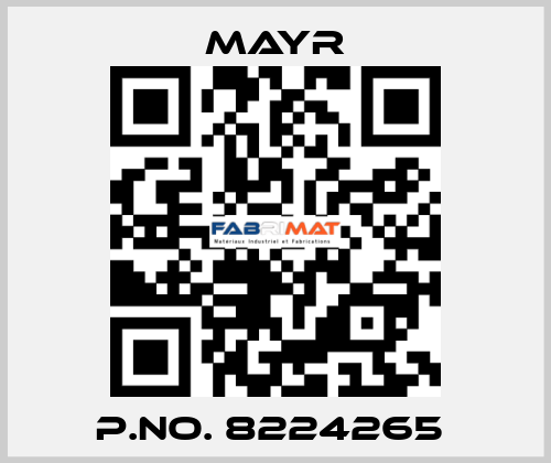 P.No. 8224265  Mayr