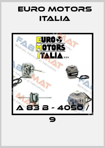 A 83 B - 4050 / 9 Euro Motors Italia