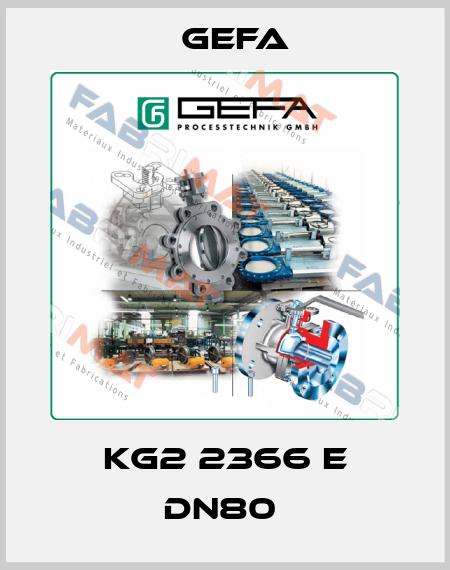 KG2 2366 E DN80  Gefa