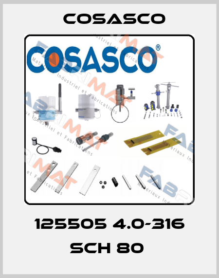 125505 4.0-316 SCH 80  Cosasco