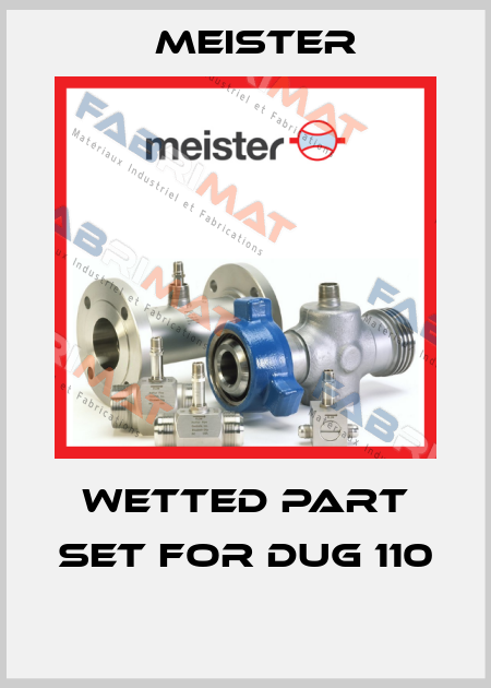 Wetted part set for DUG 110  Meister