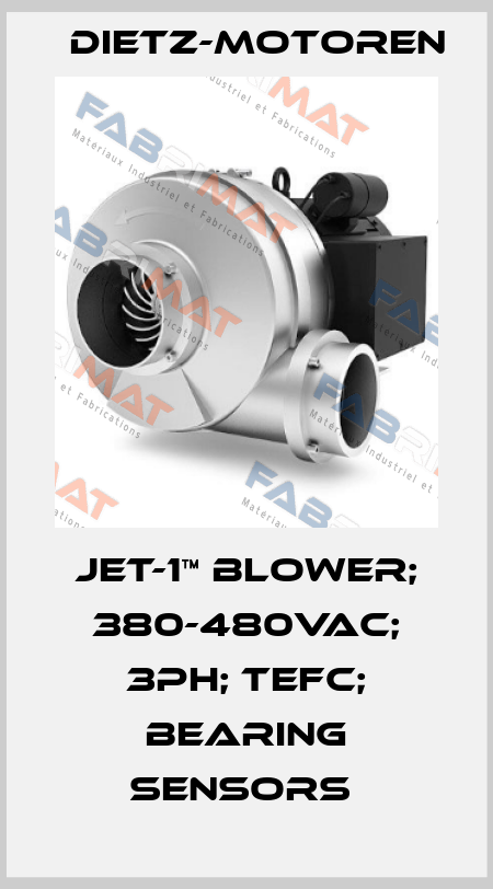 JET-1™ Blower; 380-480VAC; 3Ph; TEFC; Bearing Sensors  Dietz-Motoren