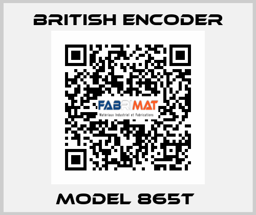 Model 865T  British Encoder
