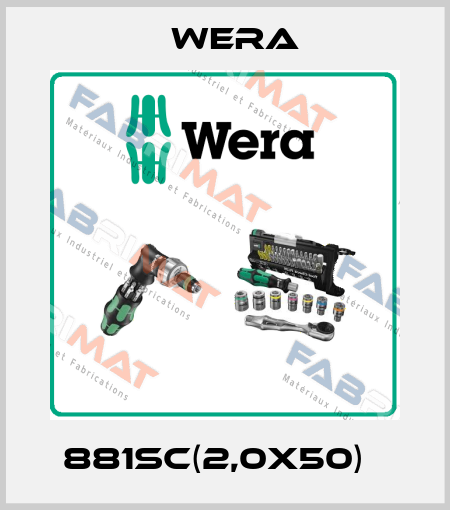 881SC(2,0X50)   Wera