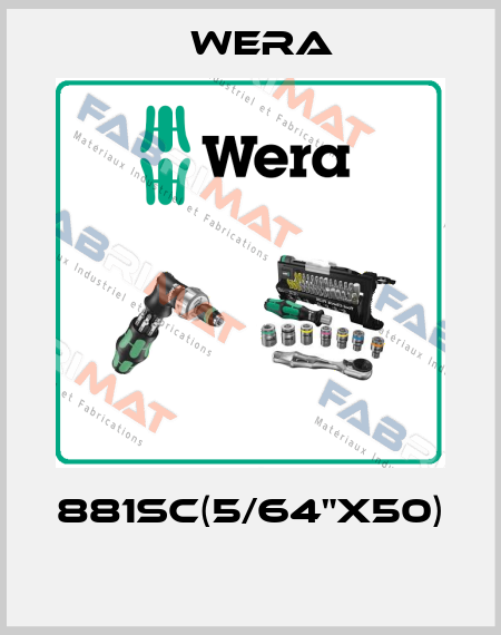 881SC(5/64"X50)  Wera