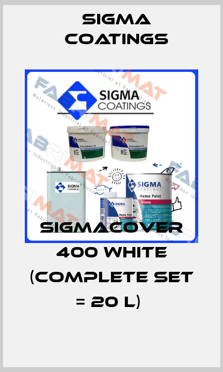 SIGMACOVER 400 white (Complete Set = 20 L)  Sigma Coatings
