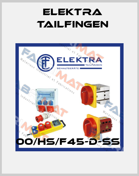 00/HS/F45-D-SS  Elektra Tailfingen