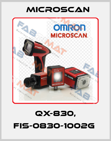 QX-830, FIS-0830-1002G  Microscan