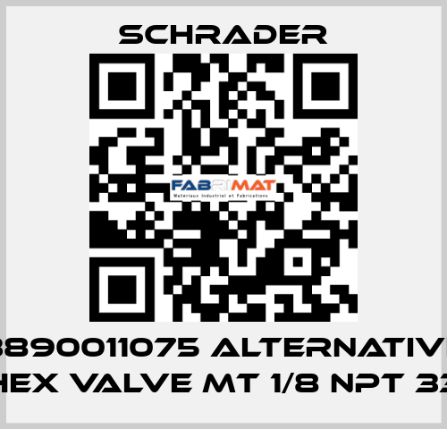 3890011075 alternative HEX VALVE MT 1/8 NPT 33 Schrader