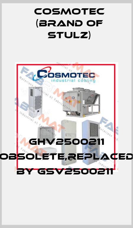 GHV2500211 obsolete,replaced by GSV2500211  Cosmotec (brand of Stulz)