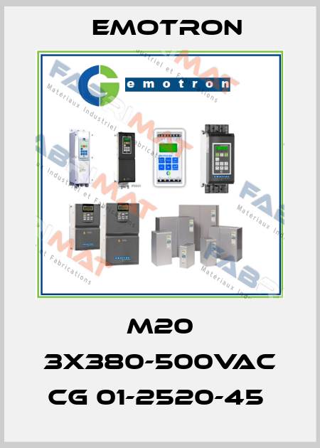 M20 3X380-500VAC CG 01-2520-45  Emotron