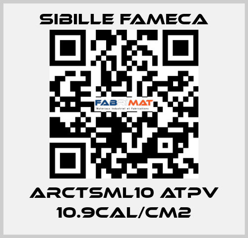 ARCTSML10 ATPV 10.9CAL/CM2 Sibille Fameca