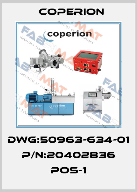DWG:50963-634-01 P/N:20402836 POS-1 Coperion