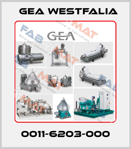 0011-6203-000 Gea Westfalia