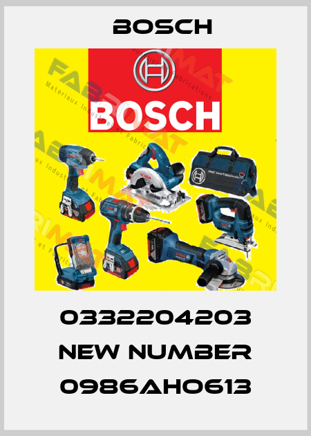0332204203 new number 0986AHO613 Bosch