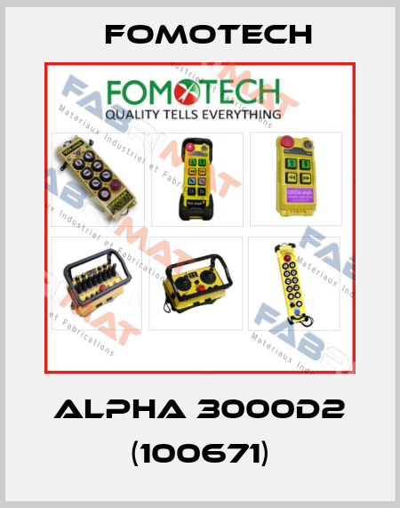 ALPHA 3000D2 (100671) Fomotech