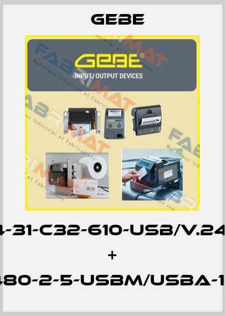 GPT4344-31-C32-610-USB/V.24-DC10/36 + GKA-480-2-5-USBM/USBA-1800-D GeBe