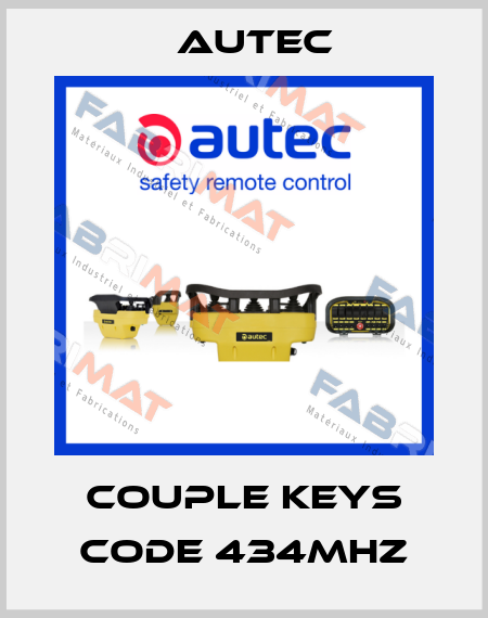Couple keys code 434MHz Autec
