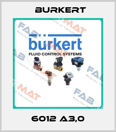6012 A3,0 Burkert