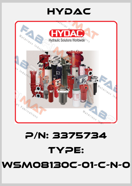 P/N: 3375734 Type: WSM08130C-01-C-N-0 Hydac