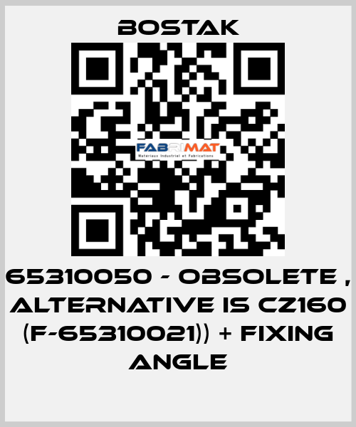 65310050 - obsolete , alternative is CZ160 (F-65310021)) + fixing angle Bostak