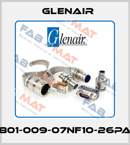 801-009-07NF10-26PA Glenair