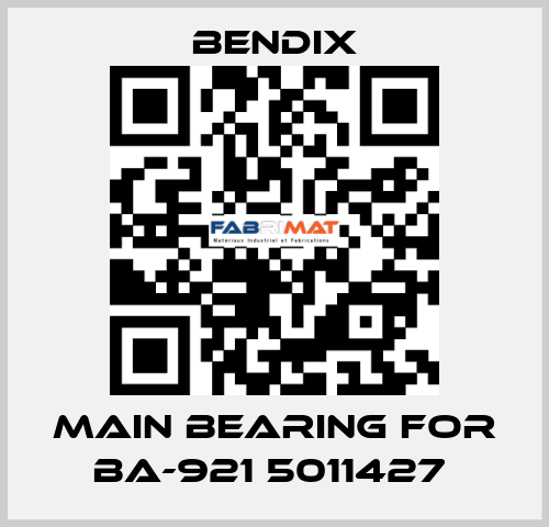 MAIN BEARING FOR BA-921 5011427  Bendix