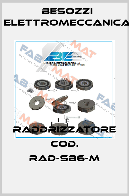 raddrizzatore cod. RAD-SB6-M Besozzi Elettromeccanica