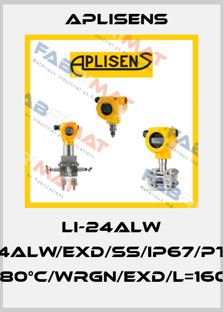 LI-24ALW (LI-24ALW/Exd/SS/IP67/Pt100/ -40...80°C/WRGN/Exd/L=160mm) Aplisens