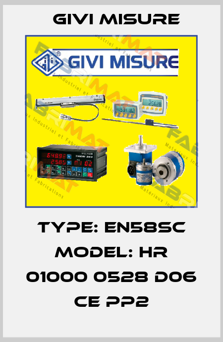 Type: EN58SC Model: HR 01000 0528 D06 CE PP2 Givi Misure