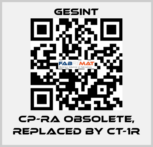CP-RA obsolete, replaced by CT-1R Gesint