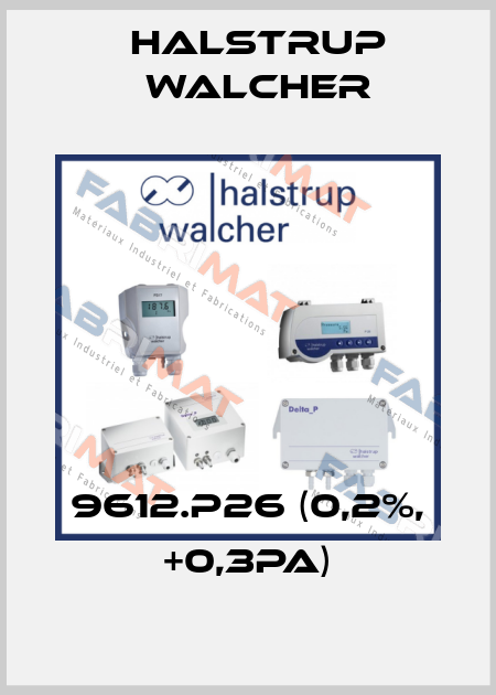 9612.P26 (0,2%, +0,3Pa) Halstrup Walcher