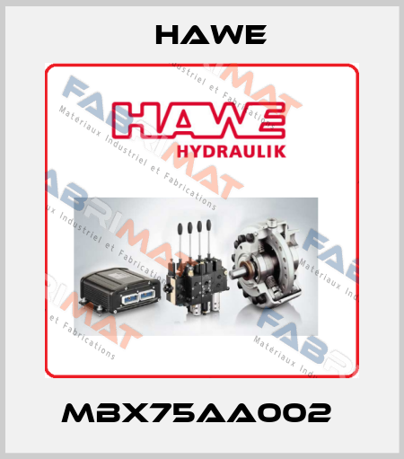 MBX75AA002  Hawe