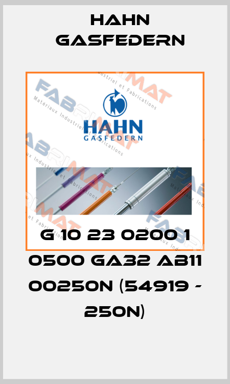G 10 23 0200 1 0500 GA32 AB11 00250N (54919 - 250N) Hahn Gasfedern