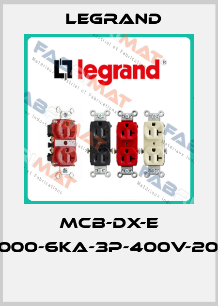 MCB-DX-E 6000-6kA-3P-400V-20A  Legrand