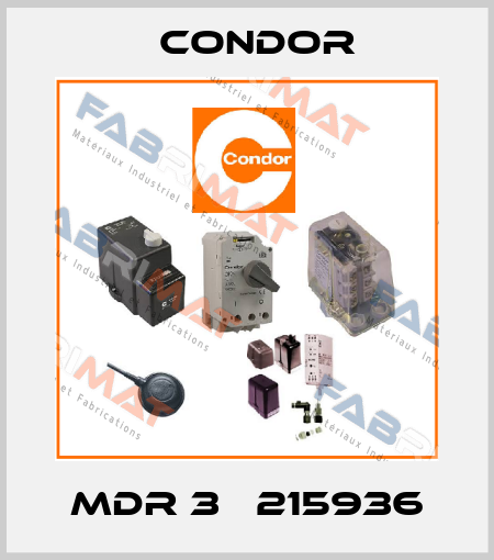 MDR 3   215936 Condor
