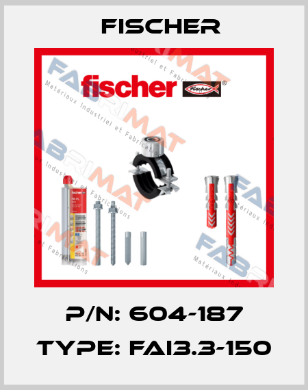 P/N: 604-187 Type: FAI3.3-150 Fischer