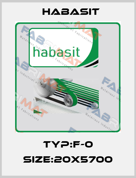 Typ:F-0 Size:20x5700 Habasit