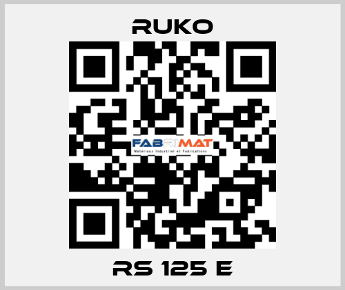 RS 125 E Ruko