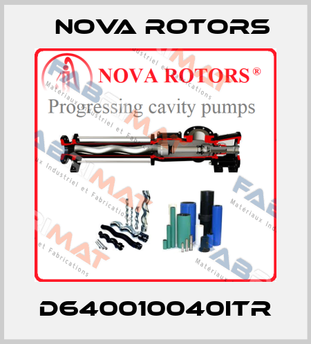 D640010040ITR Nova Rotors